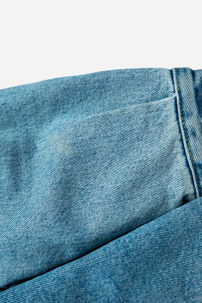 Vintage Lee 'Rider' Denim Jacket Lined [1990s] Medium