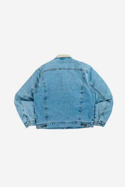 Vintage Lee 'Rider' Denim Jacket Lined [1990s] Medium