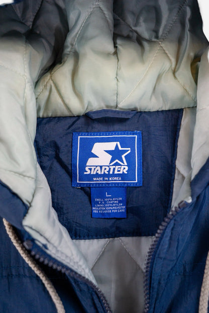 Vintage Starter Hoodie Weste 'Georgetown Hoyas' - Sportswear [1990er]