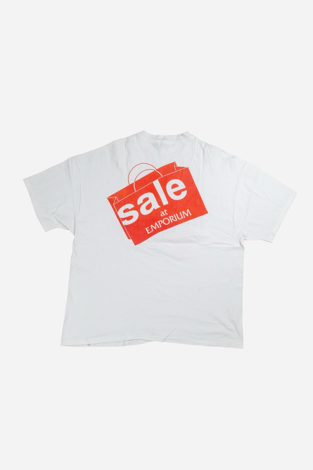Vintage Hanes Single Stitch T-Shirt 'Sale At Emporium' - Sportswear [1990er]