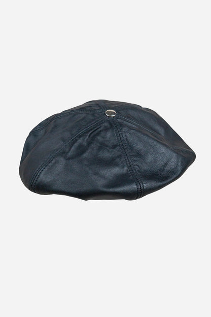 Vintage Harley - Davidson Beret Mütze Leder - Accessoires [2000er]