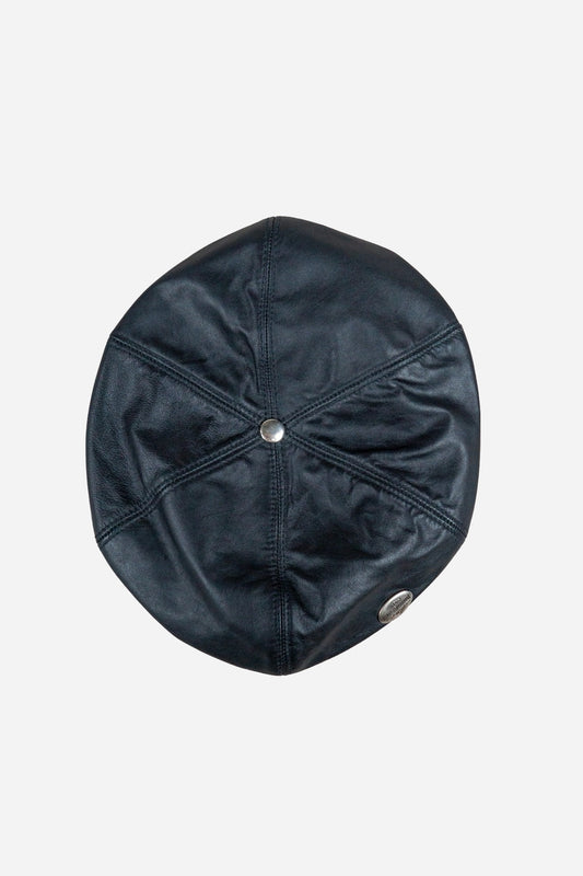 Vintage Harley - Davidson Beret Mütze Leder - Accessoires [2000er]