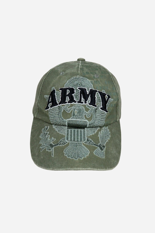 Vintage Eagle Crest Cap Military 'Army' - Accessoires [2000er]