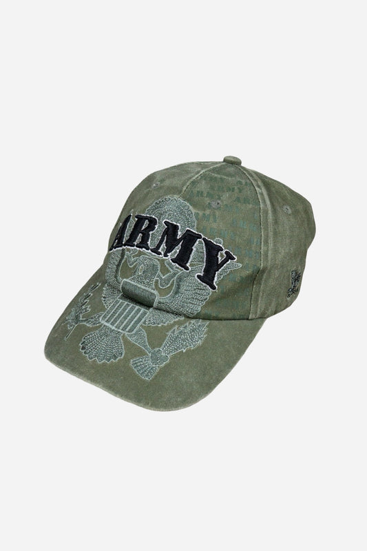 Vintage Eagle Crest Cap Military 'Army' - Accessoires [2000er]