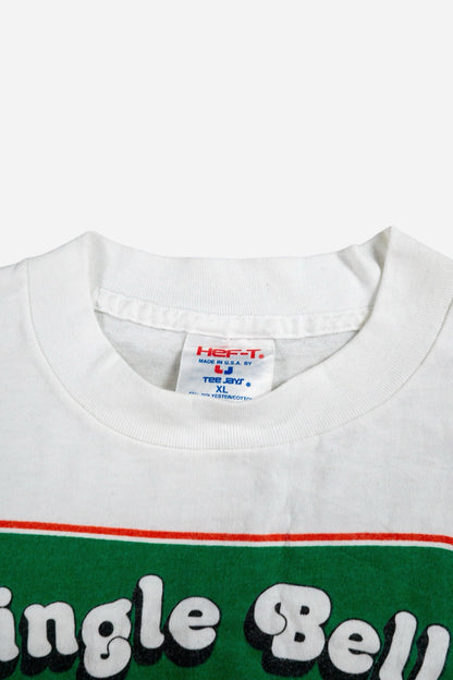 Vintage Tee Jays Single Stitch Longsleeve T-Shirt 'Jingle Bell Jog 90' - Sportswear [1990er]