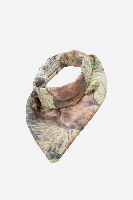 Vintage Bandanna 'Credit Agricole' [1970s] One Size